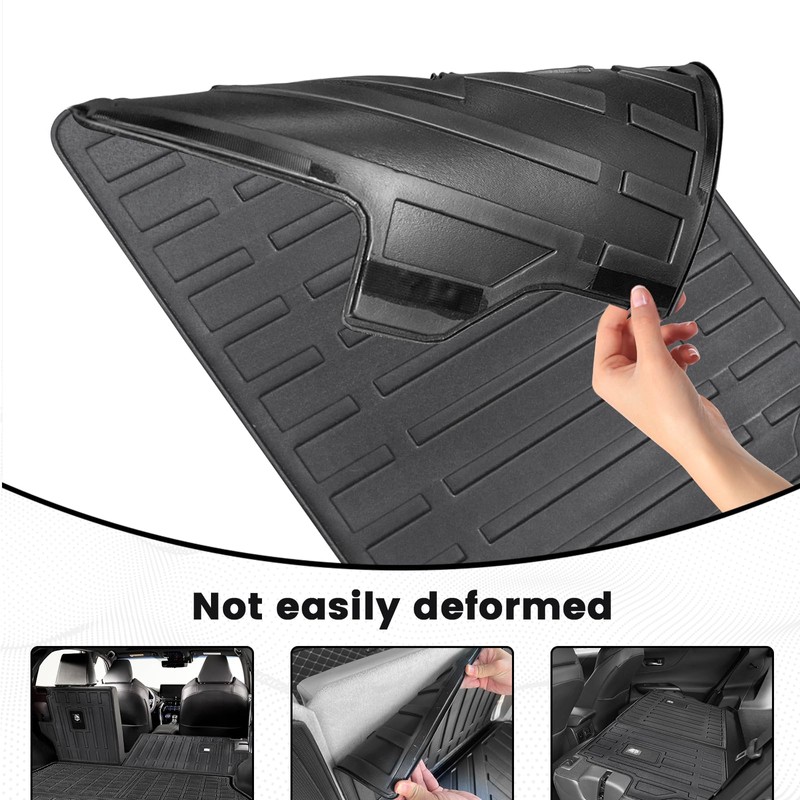 Vanseno 2nd Backrest Mat for Toyota Grand Highlander Accessories, Kick
