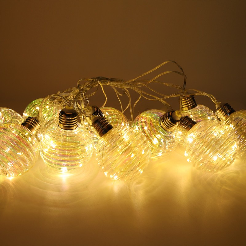 18ft Copper Wire Bulb Light LED USB Or Battery Powered