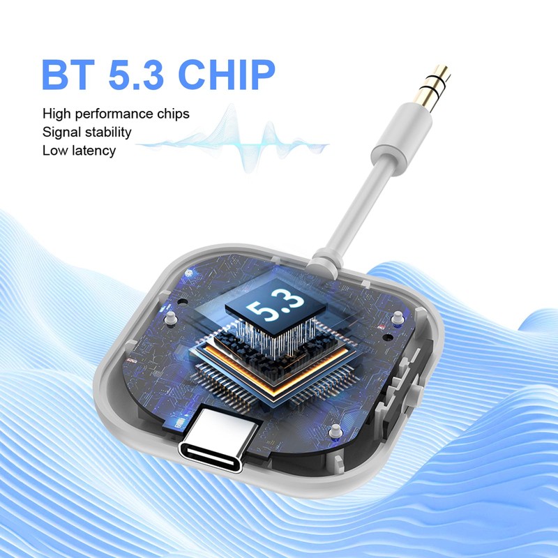 Bluetooth Transmitter, Bluetooth 5.3 Adapter, Bluetooth 5.3 Audio Transmitter Adapter