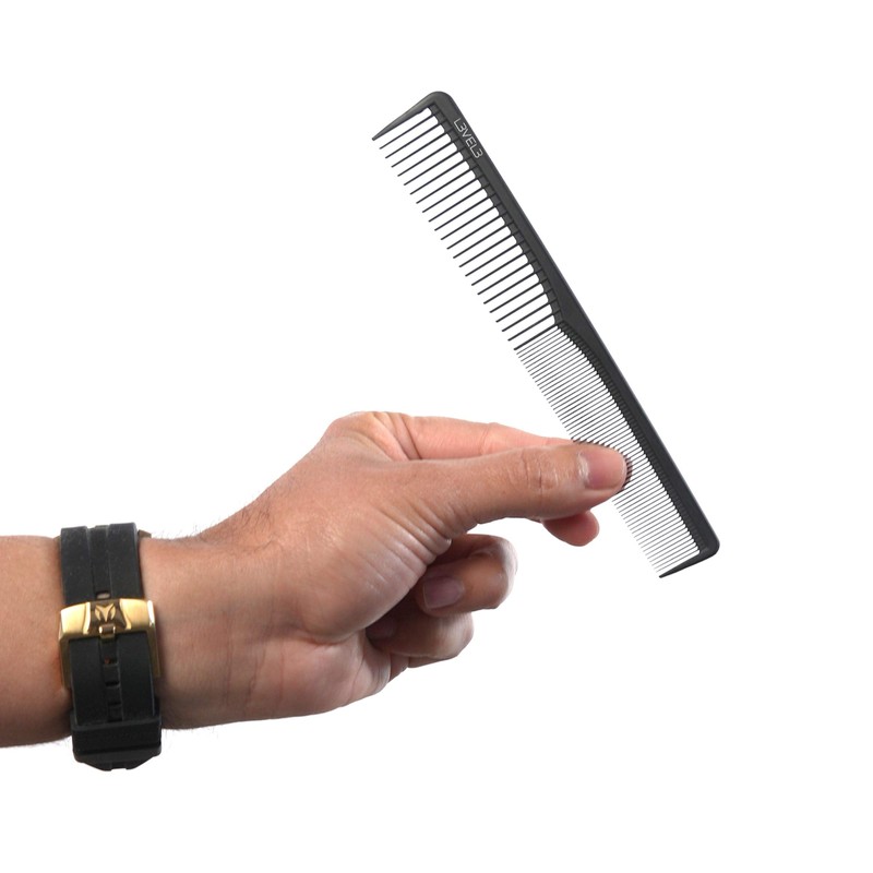 L3 Carbon Comb Set - Professional Salon and Barbershop Quality