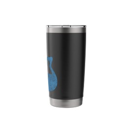 Blues Music Guitar Player Musician Vintage Stainless Steel Insulated Tumbler