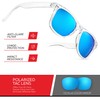 Retro Rewind Polarized Sunglasses for Men and Women - UV