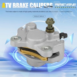 Front Rear Left/Right Brake Calipers Set with Pads for Arctic Cat ATV 250 300 375 400 454 500, Replace for 0402-011 0402-010, 3 Brake Calipers Set