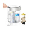 Waterdrop Glass Large 22-Cup Rechargeable Water Filter Dispenser,with 1 Filter