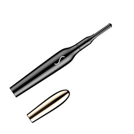 BIUDECO Heated Eyelash Curler Electric Lash Tool Eyelash Comb Fast Charging Black Golden Sturdy Easy to Use