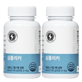 Simply Flicker Eel 20x Male Vitality High Content Arginine Night Gate Black Maca Zinc, 100g, 2 Pieces / 심플리커 장어20배 남성활력 고함량 아르기닌 야관문 블랙마카 아연, 100g, 2개