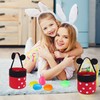 Easter Basket with Handles for Kids, Happy Easter Gift for