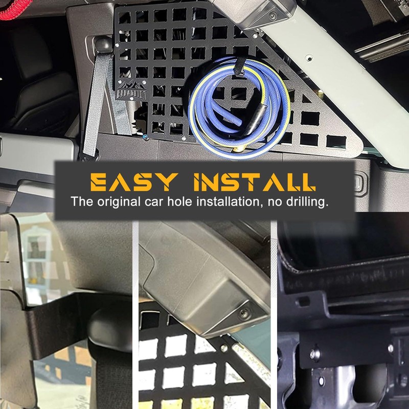 Broaddict Rear Window Molle Panel Modular Storage Panel System fit