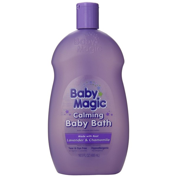 Baby Magic Calming Baby Bath 16.5 Ounce Lavender And Chamomile