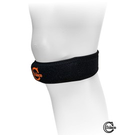 Solace Care Patella Tendon Knee Strap | IT Band Support | Adjustable Compression Jumper Runner Knee Band Brace Wrap | For Sports Osgood Schlatter Tendonitis Sprain Injury