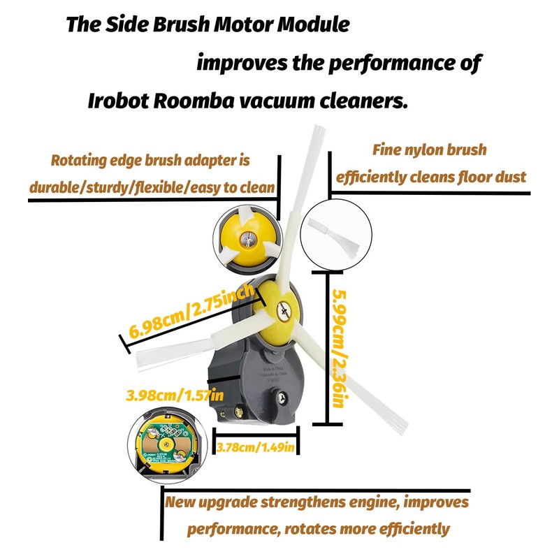 Side Brush Motor Module for iRobot Roomba 500/600/700/800/900 i3 i7