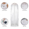 Syeeiex 72" Extra Long Wedding Dress Garment Bag with Carry