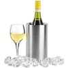 bar@drinkstuff Stainless Steel Double Walled Wine Cooler 1.6ltr Wine Chiller,