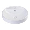 EAGO BA141 18-Inch Round Ceramic Above Mount Bathroom Basin