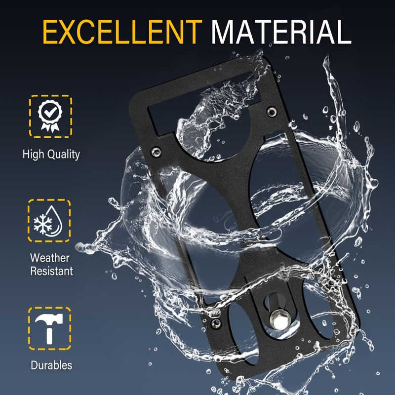 No Drill License Plate Holder Compatible with Lexus GS 2013-2020