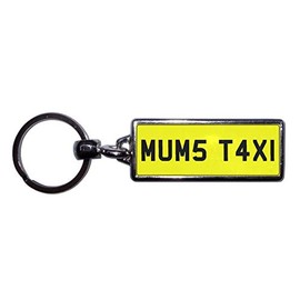 MUMS TAXI - UK Metal Number Plate Key Ring