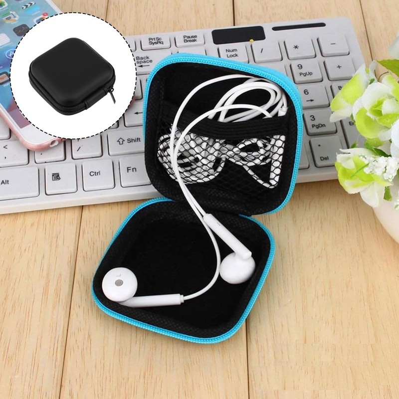 Ji liangli 4-piece mini earphone storage set,7.7 x 7.7 x