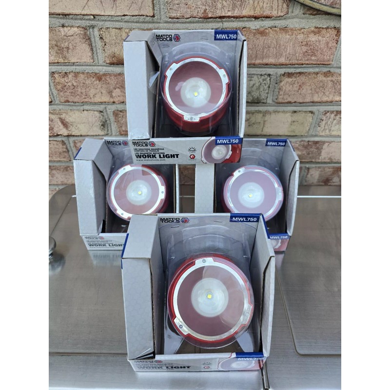 Matco Tools Rechargeable LED Magnetic Rotating Work Light, Part# MWL750