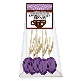 Melville Candy All Natural Lavender Honey Spoons, 5 Count