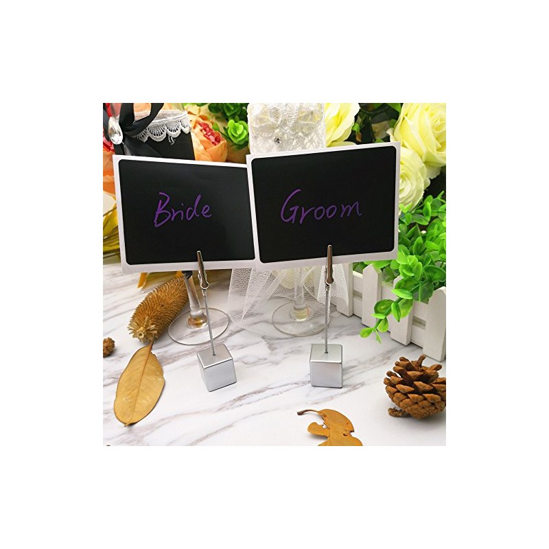 10pcs Table Number Holder Name Place Card Holder Memo Clip