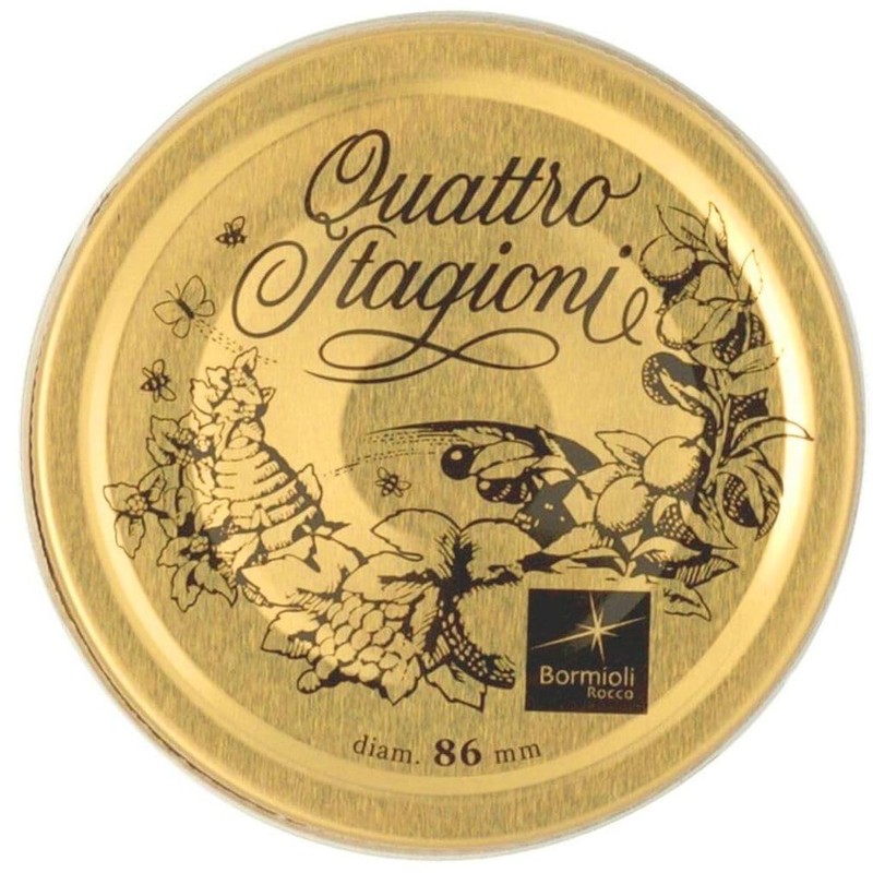 Quattro Stagionie Metal Replacement Lid 86 mm Pack of 6