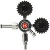 Kegco Premium Commercial Grade Double Gauge CO2 Draft Beer Regulator,Chrome,
