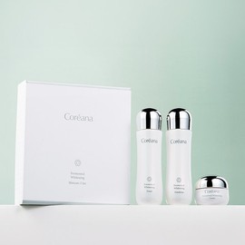 Coreana 코리아나 발효 화이트닝 3종세트 (토너+에멀전+크림) Coreana Fermented Whitening 3-Piece Set (Toner+Emulsion+Cream)