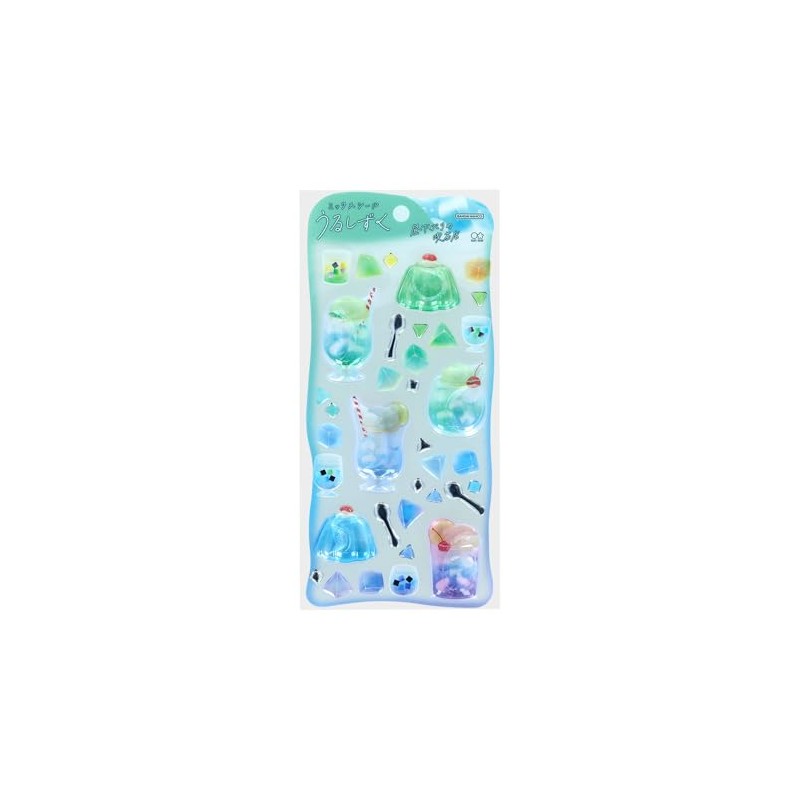 Sun-Star Stationery S8817863 Sticker, Water, Squishy, Afternoon Coffee Shop