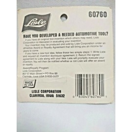 LISLE TOOLS 6Mm 12 point 1/2 Drive Triple Square Drive Bit 60760