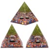 Nupuyai Crystal Energy Pyramid Tree of Life Healing Stone Pyramid