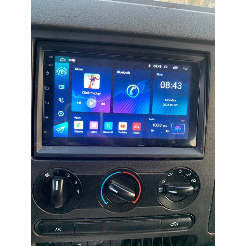 Vorally For 2004-2008 Ford F150 Dash Radio Bluetooth Wireless CarPlay