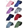 0-STYLE.cravat Necktie Set, 23 Colors, Choose from Jacquard Solid Necktie,