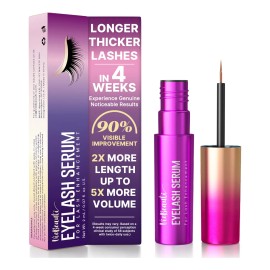 Viebeauti Suero Premium Para El Crecimiento De Pestañas: Mej