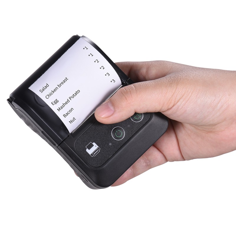 Bisofice Portable Wireless BT 58mm 2 Inch Thermal Receipt Printer