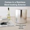 Modern Polished Stainless Steel Design Garbage Can - 12L I
