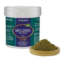 VITAIDEAL ® Melissa Herb Powder 300 g (Melissa Officinalis) + Measuring Spoon by NEZ-Diskounter