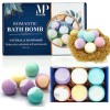 MixiPIK Organic Bath Bombs Set 80g Each | Gift for