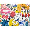 Car Stickers 100 Colorful Holographic & Reflective Sticker Pack Shiny