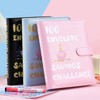 Lifejoymax 100 Envelopes Money Saving Challenge Book with Envelopes, Day