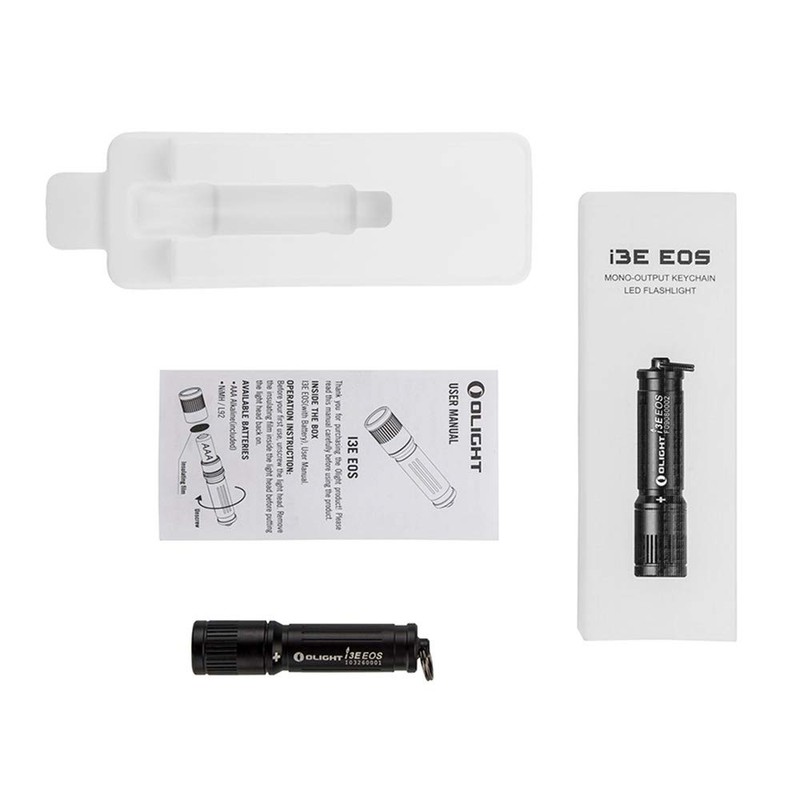 OLIGHT i3E EOS PMMA TIR Lens AAA EDC Flashlight 90