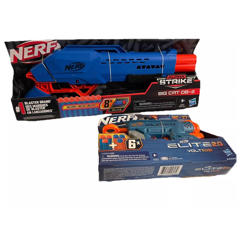 Nerf Alpha Strike Big Cat DB-2, Includes One Nerf Gun