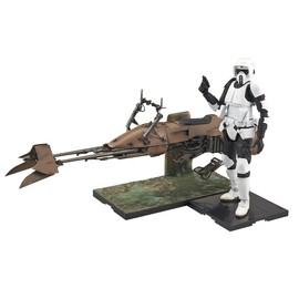 Star Wars 1/12 scout trooper and speeder bike