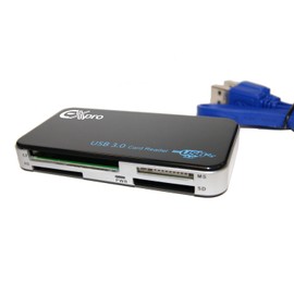 Ex-Pro® External Superspeed T5R 3.0 5Gbps - All-in-One - Multi Card Reader [SD, SDHC, Compact Flash, CF Micro SD, MCC, RS-MMC, Trans Flash, M2, MS Duo Memory Stick, XD Picture Card]