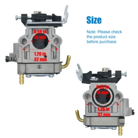 Eamonhigh 150BT Carburetor Replacement for Husqvarna 150BT (2022-Present) 345BT Backpack Leaf Blower 531147180 Carb Kit with Gaskets Spark Plug