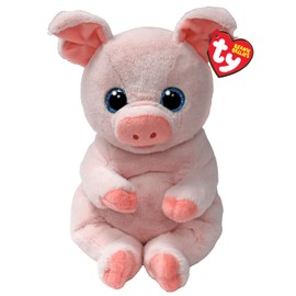 TY Penelope Pig Beanie Bellies Medium 24cm - Squishy Beanie Baby Soft Plush Toys - Collectible Cuddly Stuffed Teddy