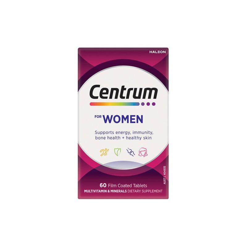 Centrum For Women 60 Tablets