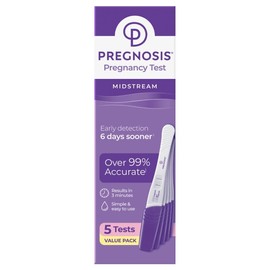 Pregnosis Midstream Pregnancy Test Value Pack (5 Tests)