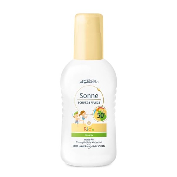 Medipharma Sonnenschutzspray für Kinder, LSF 50+, hoher Schutz, pflegend, wasserfest,
