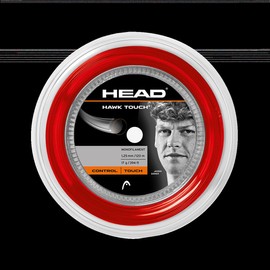 HEAD Unisex - Adult Hawk Touch Reel 120m Tennis String, Red, 1.25mm / 17g