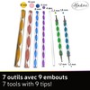 Aladine Dot Painting Set - 7 Tools & 9 Attachments